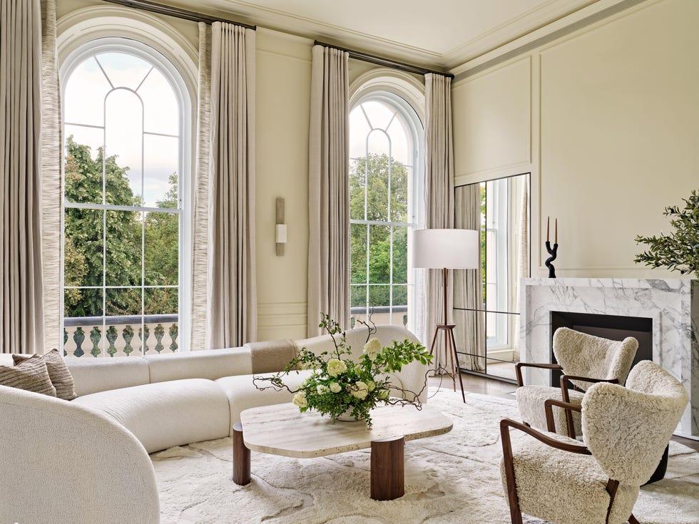 Neutral luxury living room